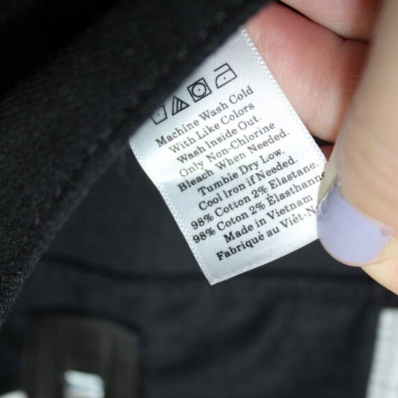 Everlane womens jeans size 24 regular black high rise skinny stretch casual - Picture 7 of 11